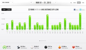 March 2013 - Nike+ Summary