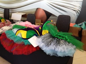 Tutu's and Jester hats available for race day during packet pickup