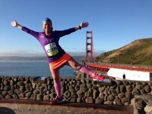 Cheesy Photo 3 - The 'Balance Beam' pose