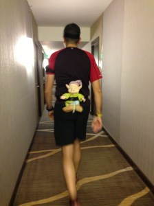 Heading out for my run