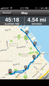 Friday's 'Dopey' run