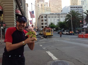 Dopey and me in San Francisco