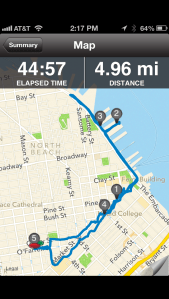 Tuesday's run - our last hurrah before heading to the airport