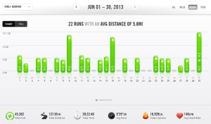 June 2013 – Nike+ Summary