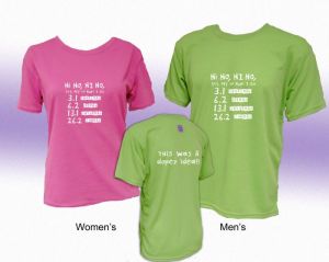 My new shirt from 'One More Mile'