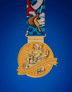 Donald Duck Half Marathon medal