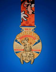 Goofy's Race and a Half Challenge medal