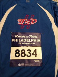 Ready to roll with my Team runDisney shirt