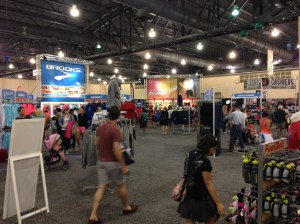 Official race gear area