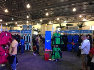 Official race gear (Brooks are the main sponsor)