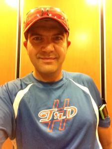 Saturday run wearing my Team runDisney shirt