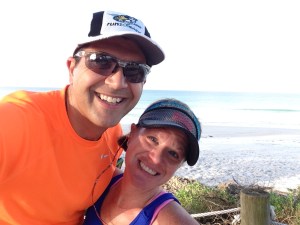 Monday's 6 miler running along the bay