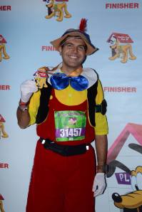 The first medal of the Dopey Challenge