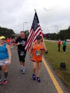 Great to see Sid out there on the course. Getting lots of crowd and runner support for all his good work.