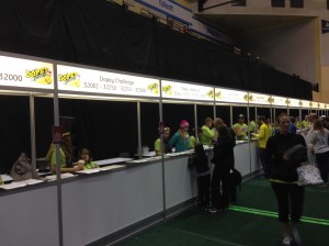 Packet pick up was quick and orderly