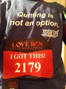 I think the shirt was pretty appropriate given the conditions on the day