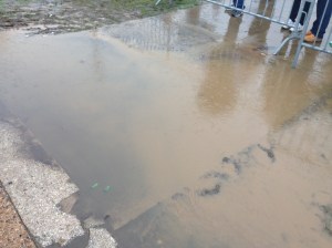 The finish line area around Eakins Oval