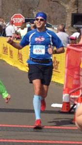 Happy at the finish line