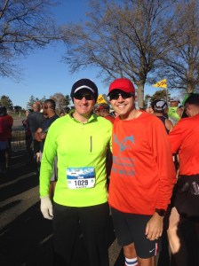 Meeting up with Chris.