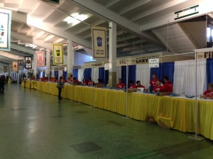 Bib pickup was simple