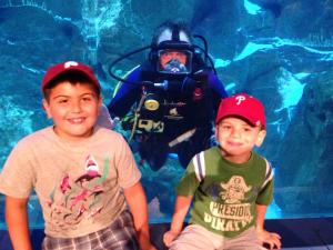 Great times at the Adventure Aquarium