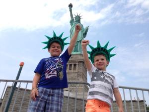 Lady Liberty with Things 1 and 2