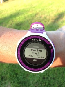 Finish time. Good pace.