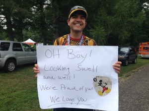 Hard to be sad with support like this.