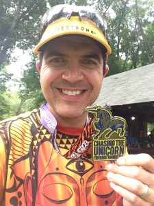 Still smiling. I still finished a marathon.