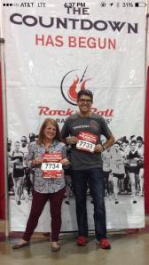 Bib numbers picked up and ready to Rock 'n' Roll