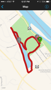 Final leg of the race - 2 mile run