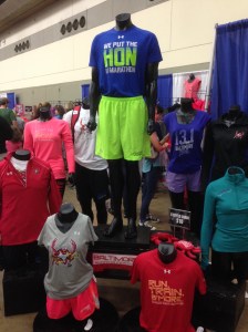 Under Armour were the official race gear providers