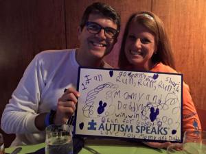 2015 Team Up Autism Speaks team dinner