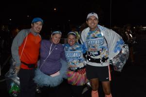 On our way into the meet up area