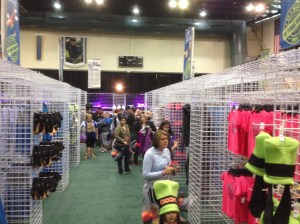 Expo was spaciously laid out and not too crowded