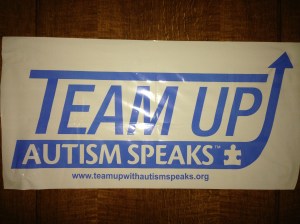 2015 Team Up Autism Speaks team dinner