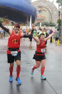 Having some fun despite the rain