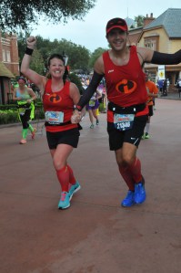Running through World Showcase