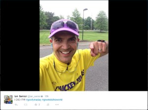 Completing 39.3 miles in one day to raise funds for 'Give Kids The World'