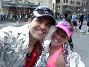 Keeping toasty in our mylar