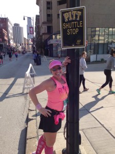 I think using the shuttle may be considered cheating in a marathon