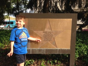 Apparently he's a big fan of Gene Kelly. Who knew?