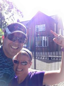 The house I grew up in. They put up gates...to keep me out?