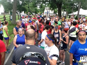 We waited another 15 mnutes at the 10K start before it was our turn