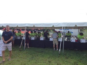 Packet pick up was smooth