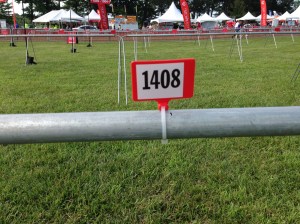 My designated spot for the race