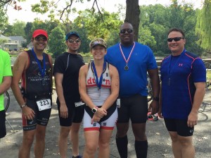 With Bryan, Kathy, Bill and Steve after the race