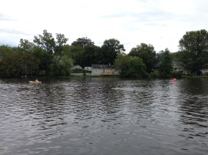 This was the lake we would be swimming in the next day