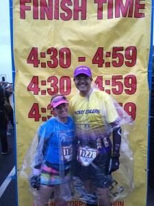 We figured this would be a safe pace for us to run.