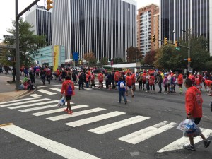 Still the line for the Metro!!!